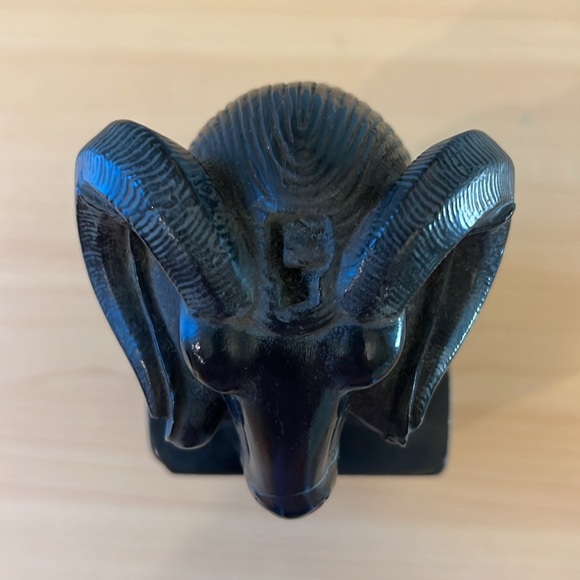 Egyptian Statue Ram head Repro Bookend - Picture 8 of 8